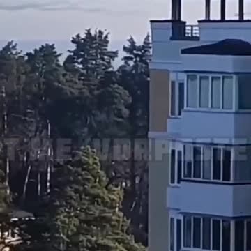 A Russian Mi-24 operates in the Bucha area, Kyiv region