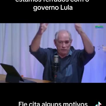 Até o Ciro Gomes afirma que estamos ferrados com o governo Lula. Ele cita alguns motivos.