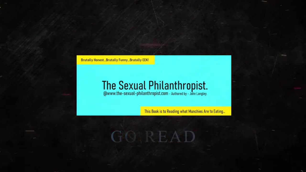 #The Sexual Philanthropist book promo