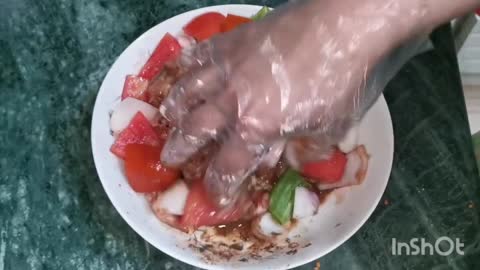 Handpicked cherry salad is delicious