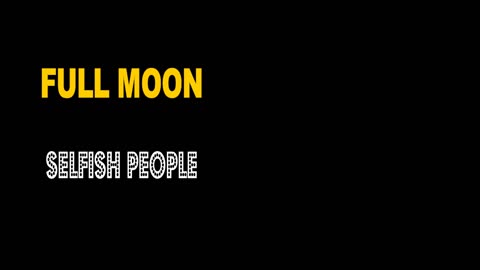 FULL MOON - Selfish People - 1972 - Remastered