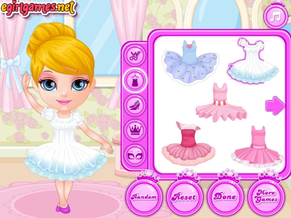 Baby Barbie Ballerina Costumes - Best Game for Little Girls