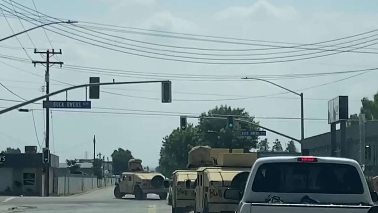 Bakersfield CA: Military Movement