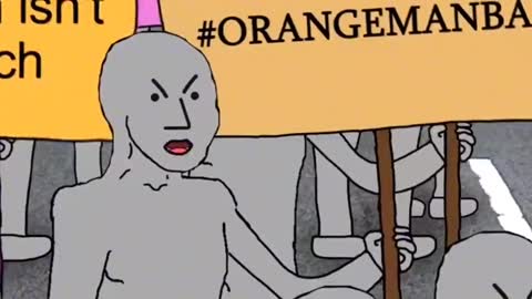 Liberal NPC - Orange Man Bad