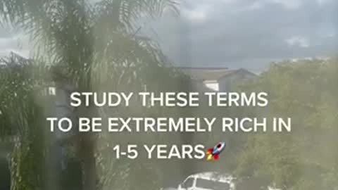 Study These Terms To Get Extremely Rich In 2022 💰