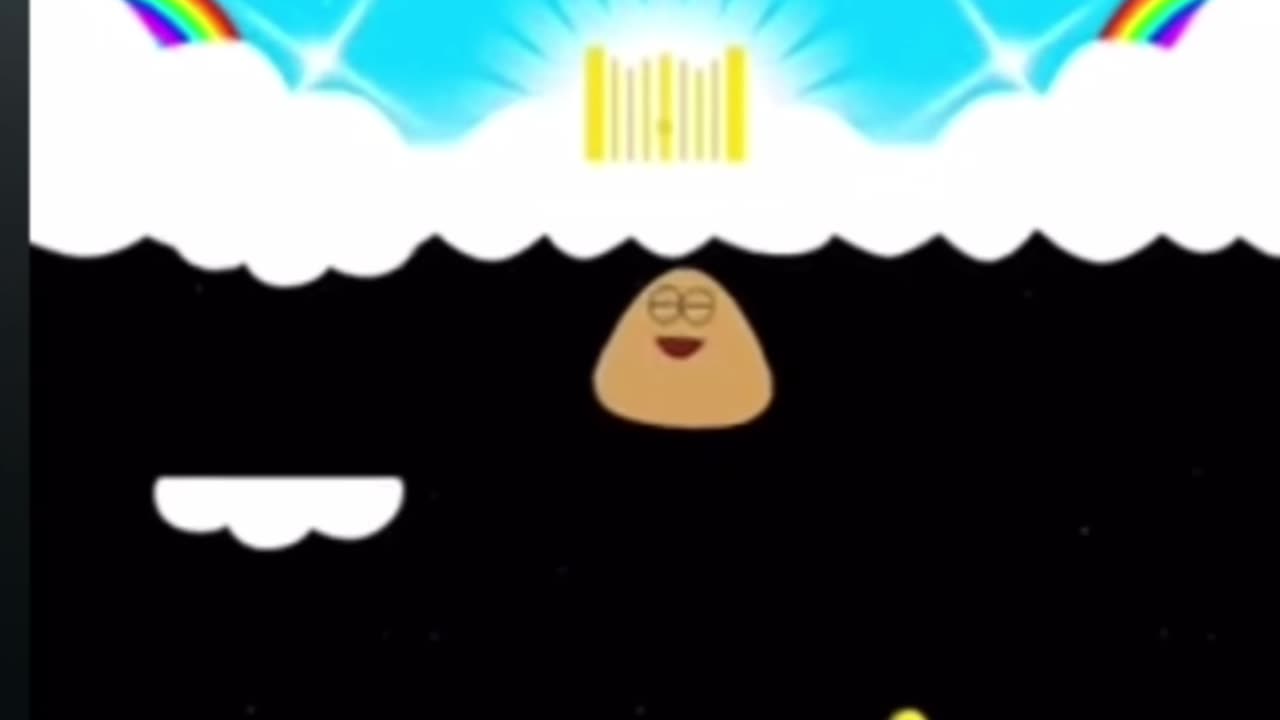 Pou gameplay: Sky Jump (minigame)