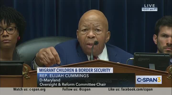 Cummings questions border chief about immigrant children