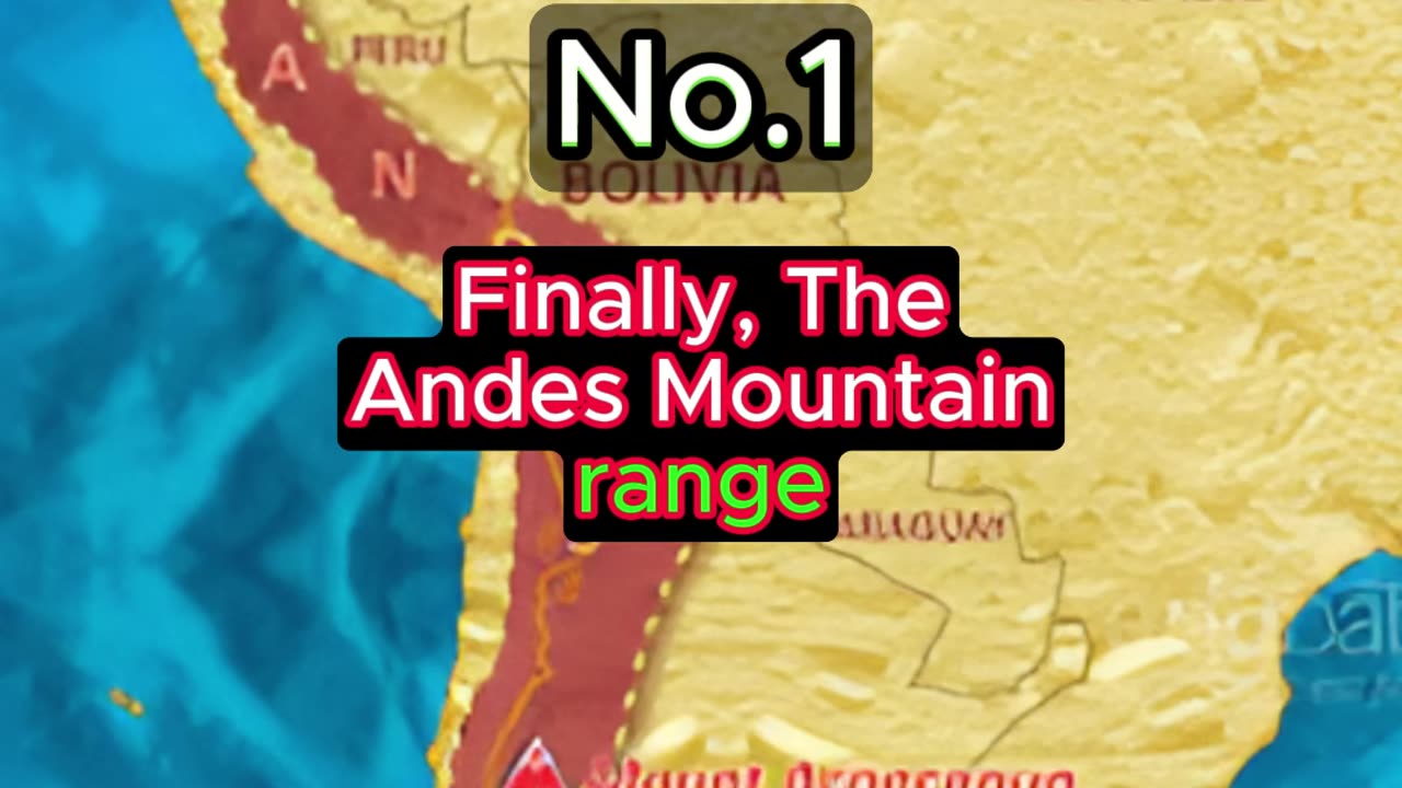 Lengthiest Mountains In The Wolrd | Earth's Longest Mountains