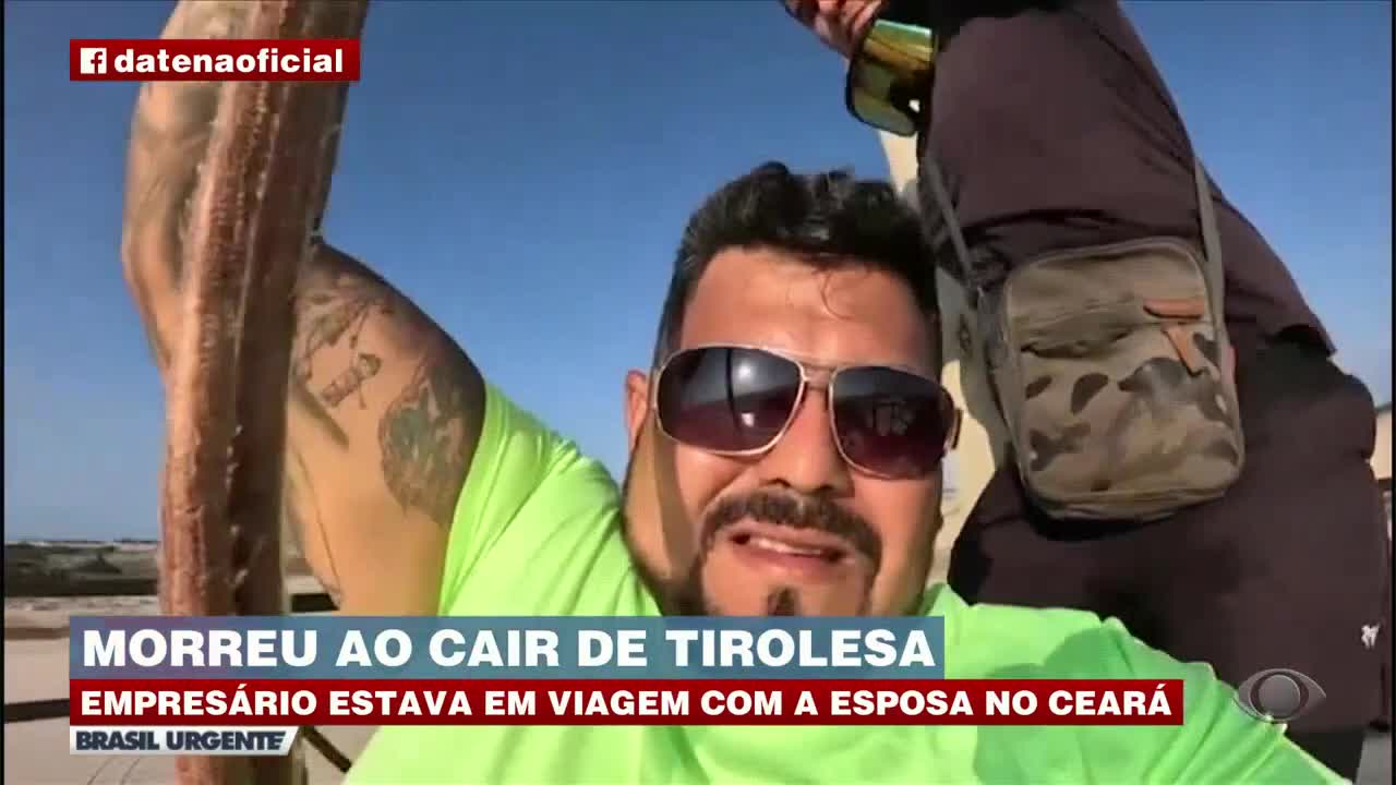 Morreu ao cair de tirolesa