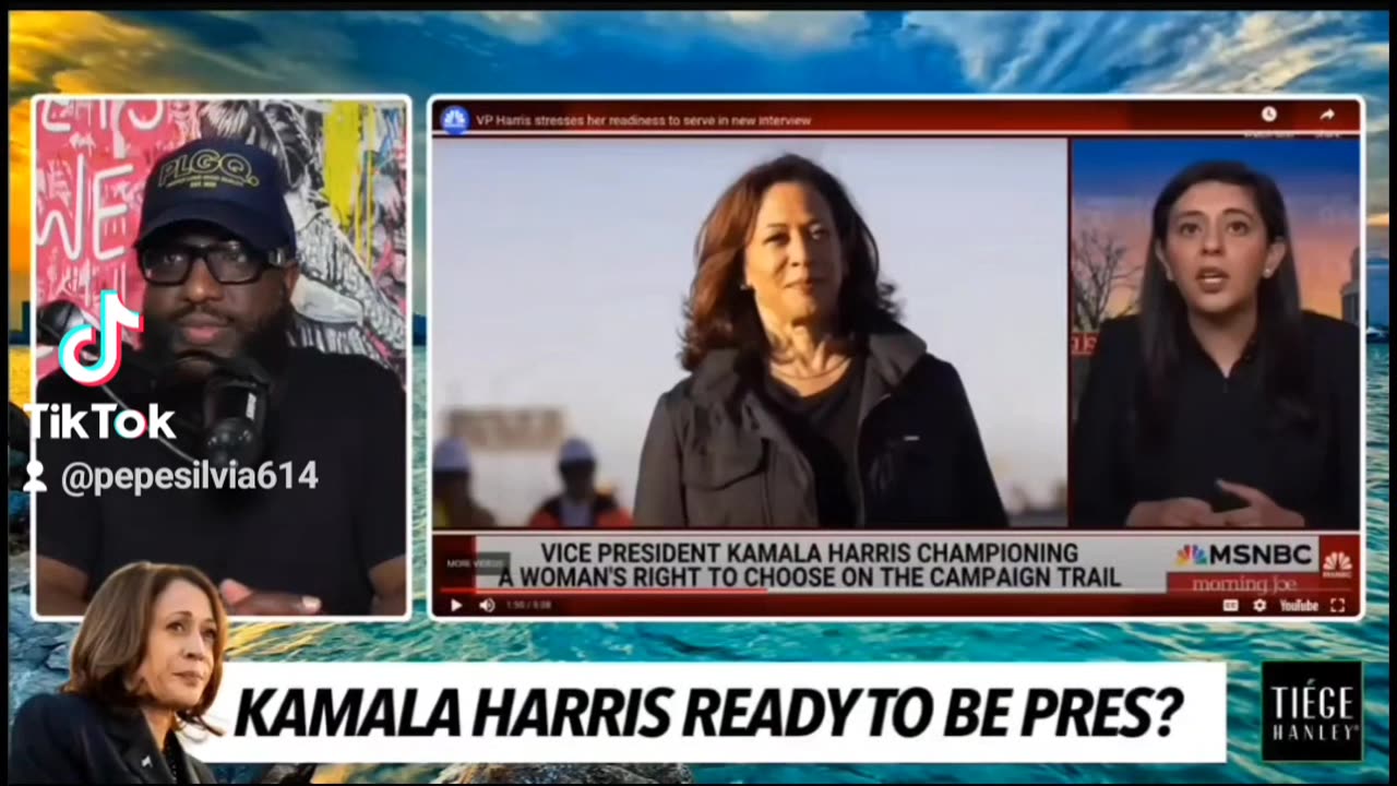 KAMALA HARRIS SAID SHE READY TO TAKE THE LEAD🤣