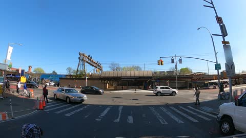 Driving Around Thru 04-30-2022 Front 4K NYC New York Jamaica Ave from beginning to end (6)