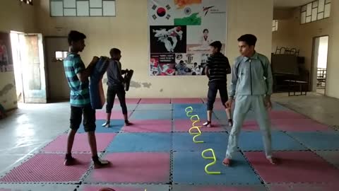 Taekwondo training by ATA