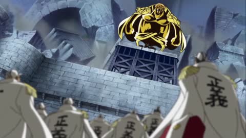 One Piece – Sengoku the Buddha shows his power