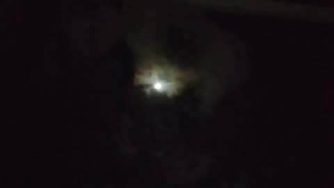 Full Moon and Clouds
