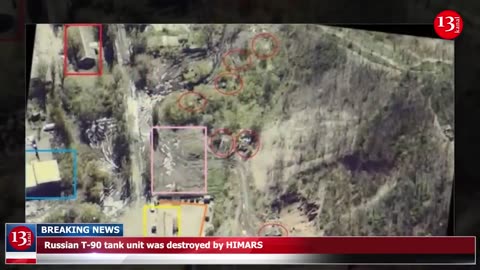 HIMARS destroyed an entire tank division of the Russians' most advanced T-90 tanks