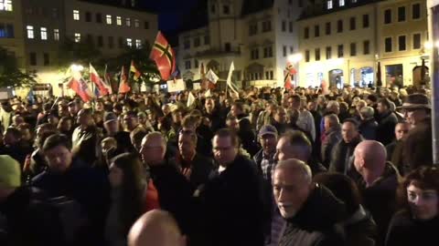 Thousands of people in Gera in Germany against Olaf Scholz's policy
