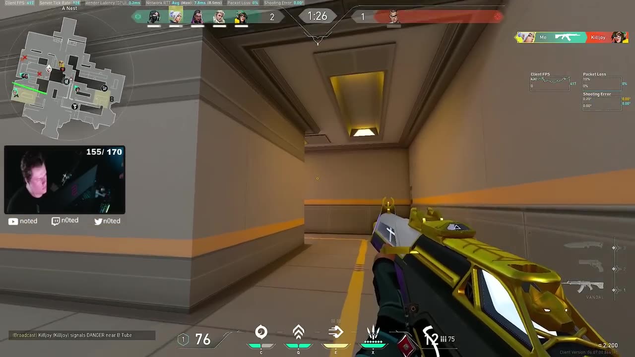 360hz 500fps Feels Like Cheating - Valorant