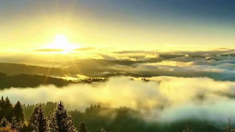 A different sea of clouds, so mysterious