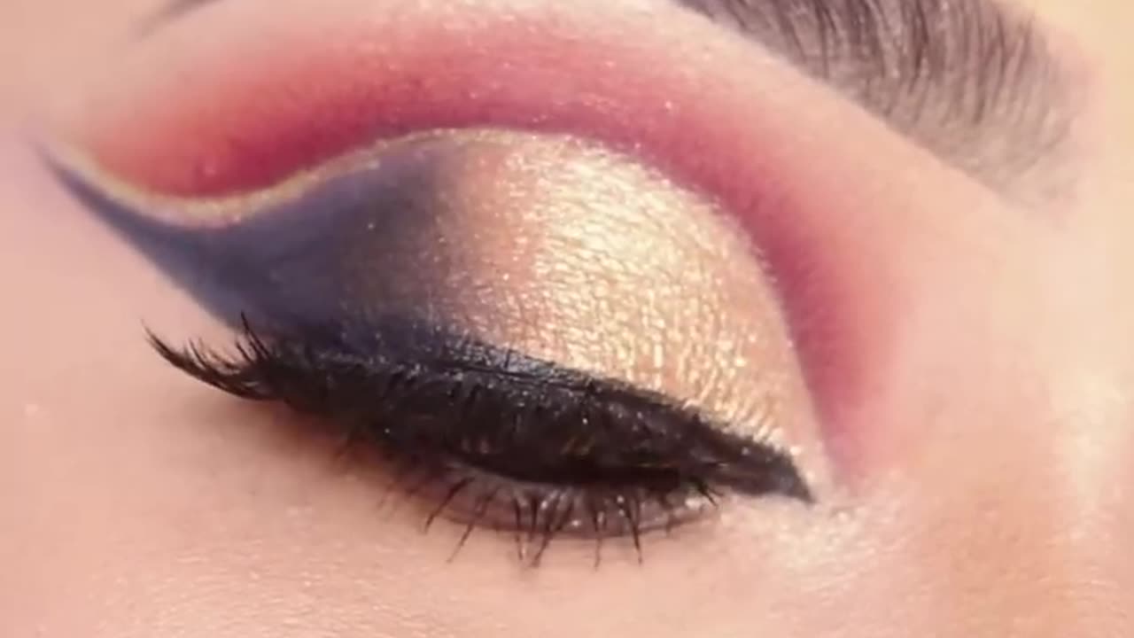 #shorts Bridal Full Cut Crease Eye Makeup Tutorial