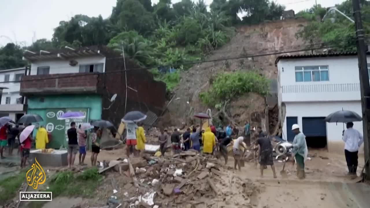 Death toll rises from Brazil floods as search continues