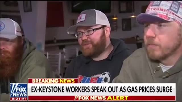 Ex-Keystone Pipeline Workers Chastise Joe Biden on current gas crisis…
