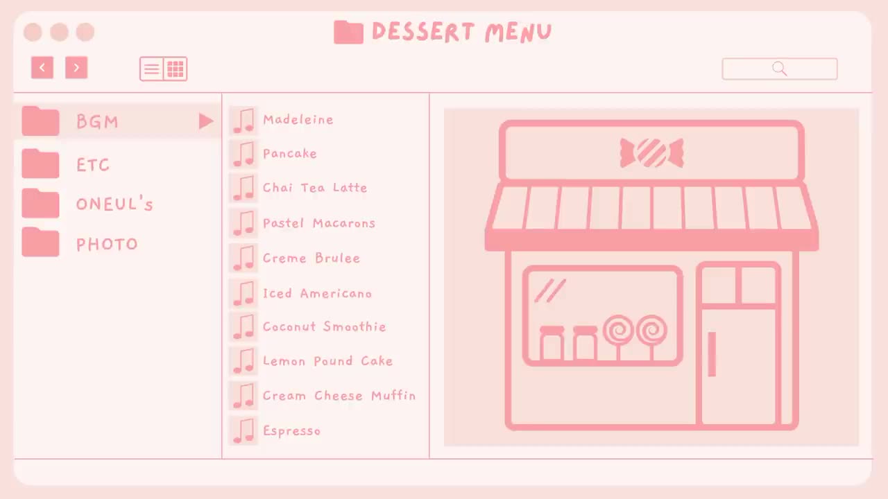 Lets' Desserts! : Cute, peaceful, aesthetic, soothing Music For you