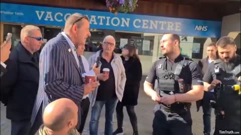 UK CovidCrimestoppers Anti-Genocide Protesters ARRESTED For EXPOSING Criminal Vax Centers