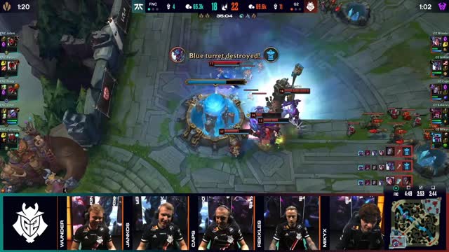 We're still a team | G2 League Of Legends Voicecomms Summer Split Playoffs vs FNATIC