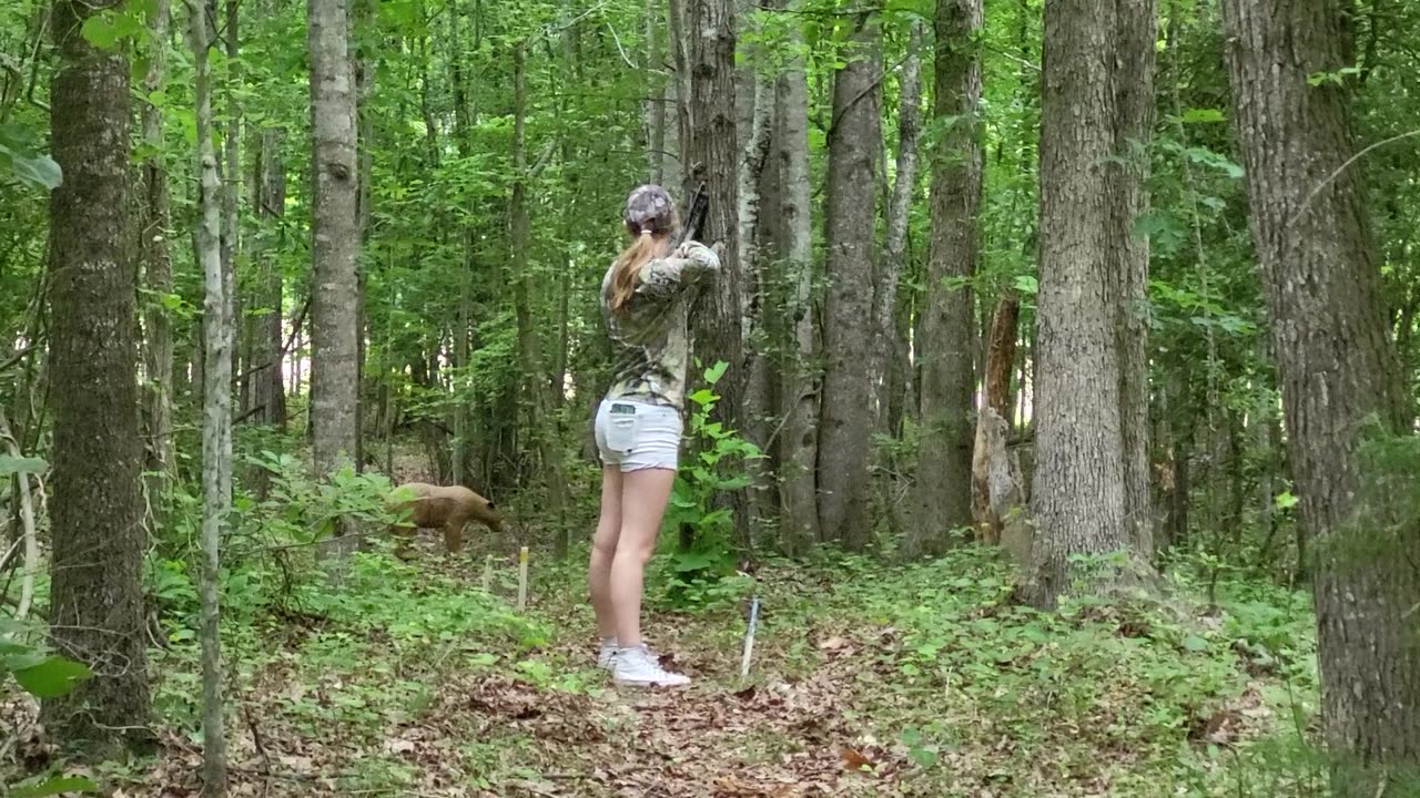 Rose's first 3D archery shoot part1