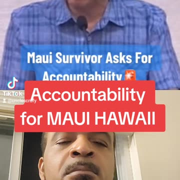 Accountability for Maui Hawaii