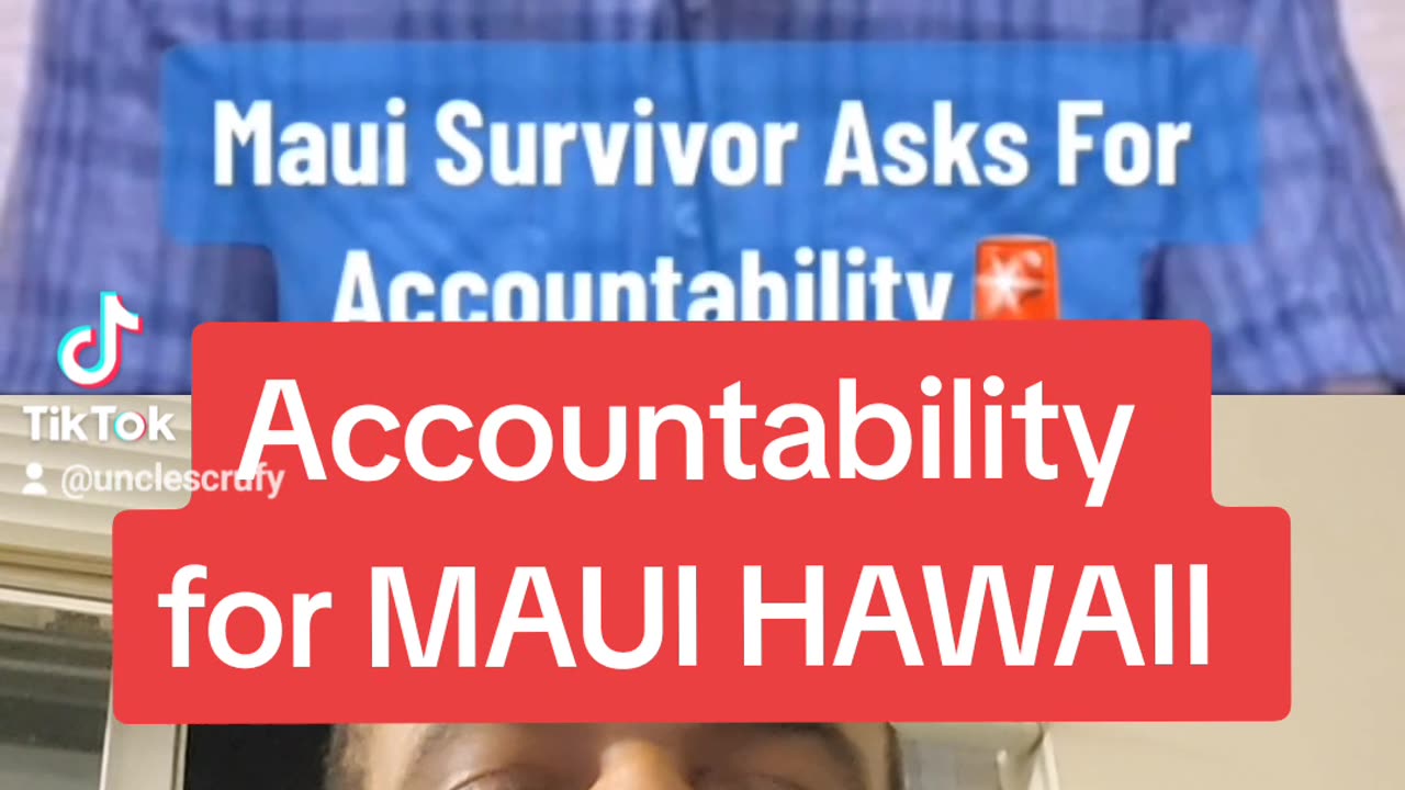 Accountability for Maui Hawaii