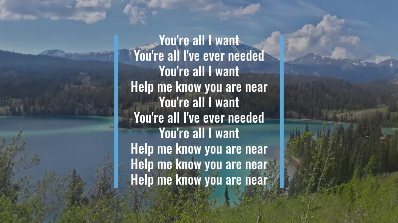 Christian Worship Music and Song: Draw Me Close