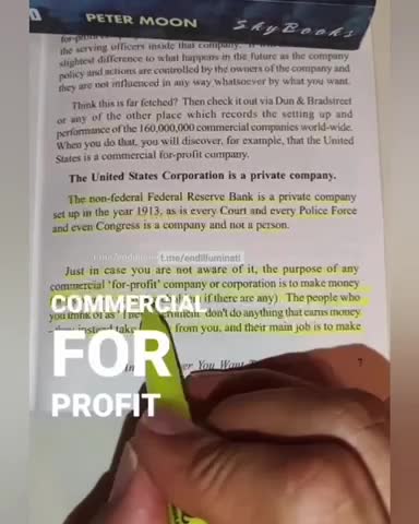 😤THE US CORPORATION IS A PRIVATE COMPANY WE ARE A REPUBLIC THE CORPSE-A RATION IS BANKRUPT 💵