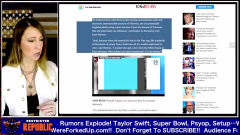 Rumors Explode! Taylor Swift, Super Bowl, PSYOP, Rigged…