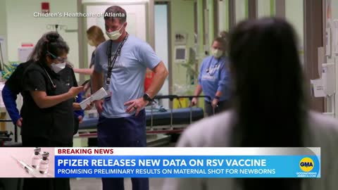Pfizer releases data on possible 1st maternal RSV vaccine