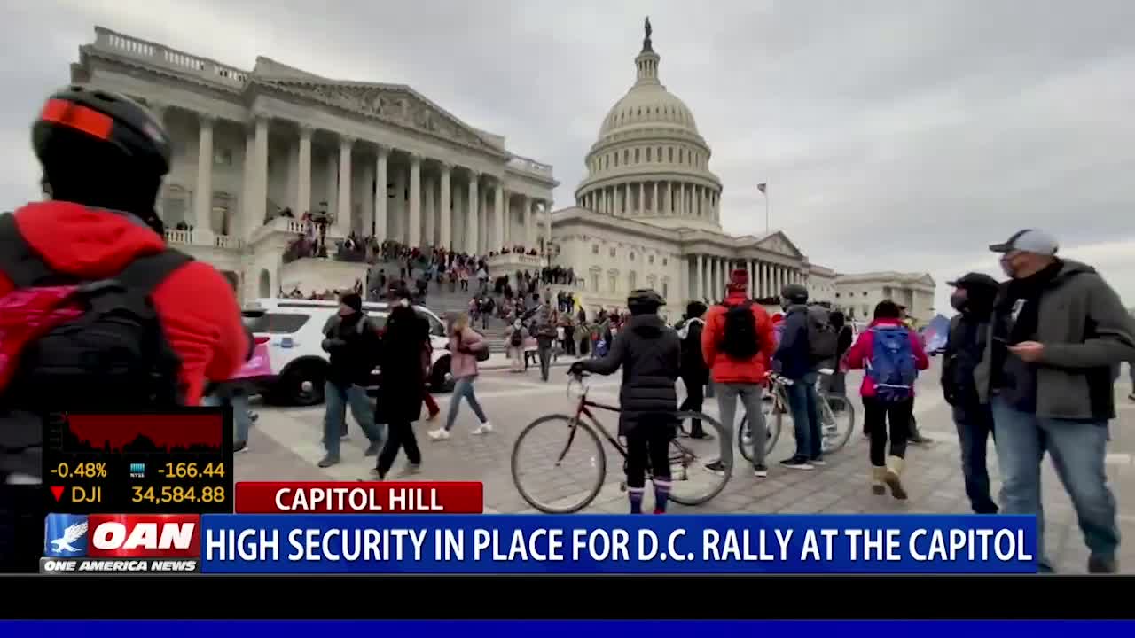 High security in place for D.C. rally at the Capitol