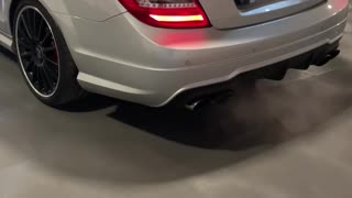 Mercedes-Benz C63 Cold start