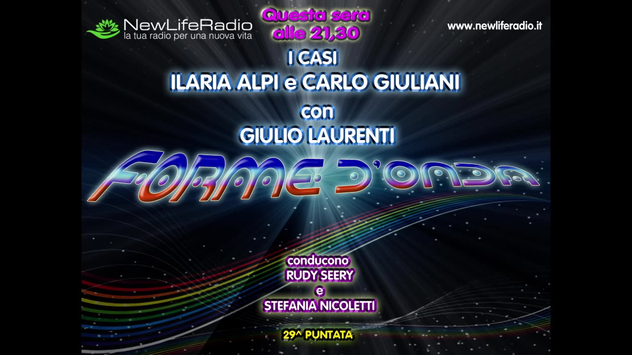 Forme d'Onda-Casi Ilaria Alpi e Carlo Giuliani-Giulio Laurenti-01-06-2017-29^puntata QUARTA STAGIONE
