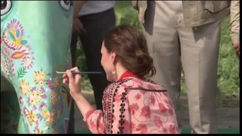 “Prince Kate ”Shows Her Amazing Art to People