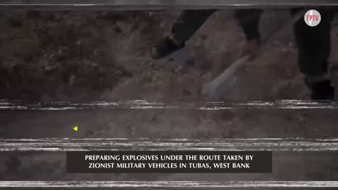 Al-Quds Brigades (PIJ) striking Zionist enemy vehicles and Al-Far'a groups clashing with Zionists in Tubas, West Bank, occupied Palestine, 26 Nov 2024