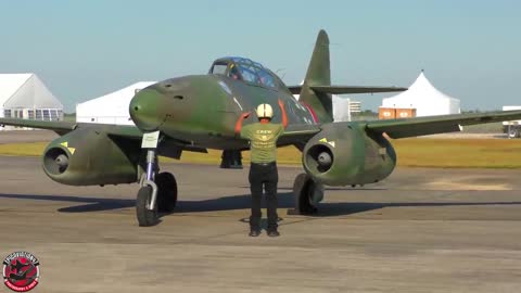(4K) Mega Rare ME-262 Startup,Takeoff and More
