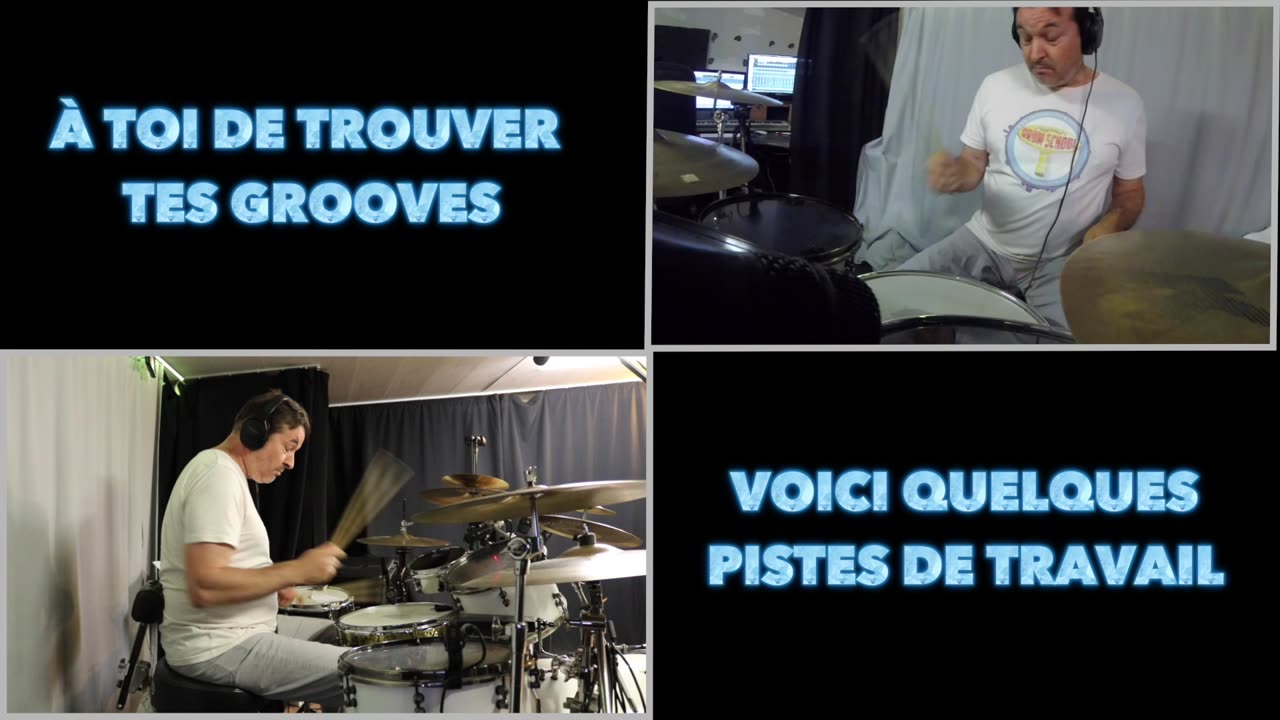 Accompagnements d'un morceau avec différents groove et feeling.