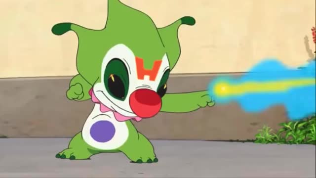 Stitch! Zutto Saiko no tomodachi - Yuna transforms into puppy