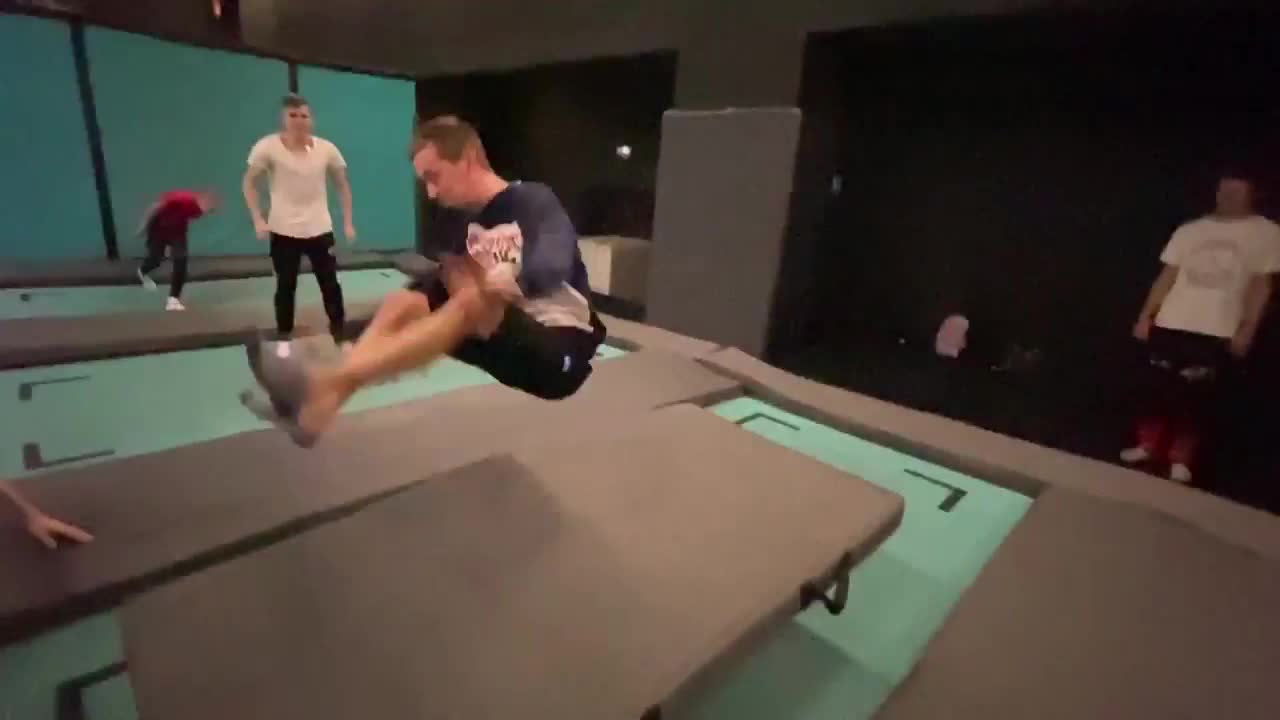 Tricking Flip Combo Gone Wrong When The Guy Landed On His Face