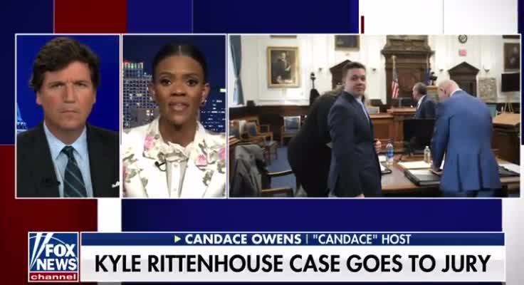 Candace Owens dropping red pills in Kyle Rittenhouse case.