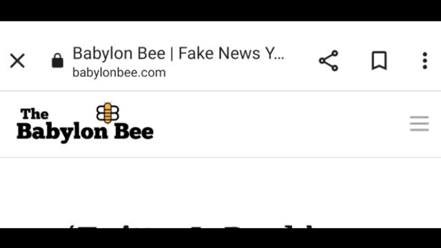 Breaking report Babylon Bees suspension on Twitter has been removed