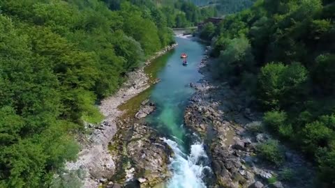 Nature Island Drone View