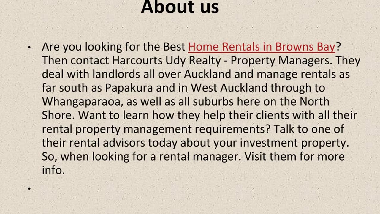 Best Home Rentals in Browns Bay.