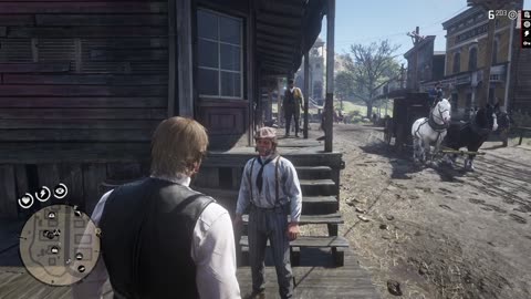 Arthur spends a day in Valentine....