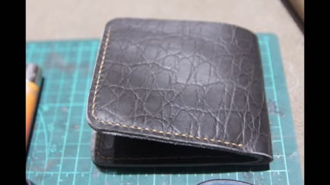 Handmade Leather Bifold Wallet